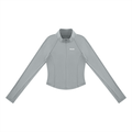 PULSE™ by Golden Vein Quarter-Zip Longsleeve in Grau – Produktbild 1