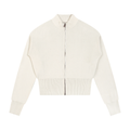 Golden Vein Cardigan mit Reißverschluss in Apricot – Produktansicht 6