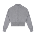 Golden Vein Cardigan mit Reißverschluss in Grau meliert – Produktansicht 6