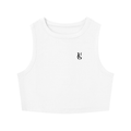 Golden Vein Kurzes Tanktop in Weiß – Produktansicht 7