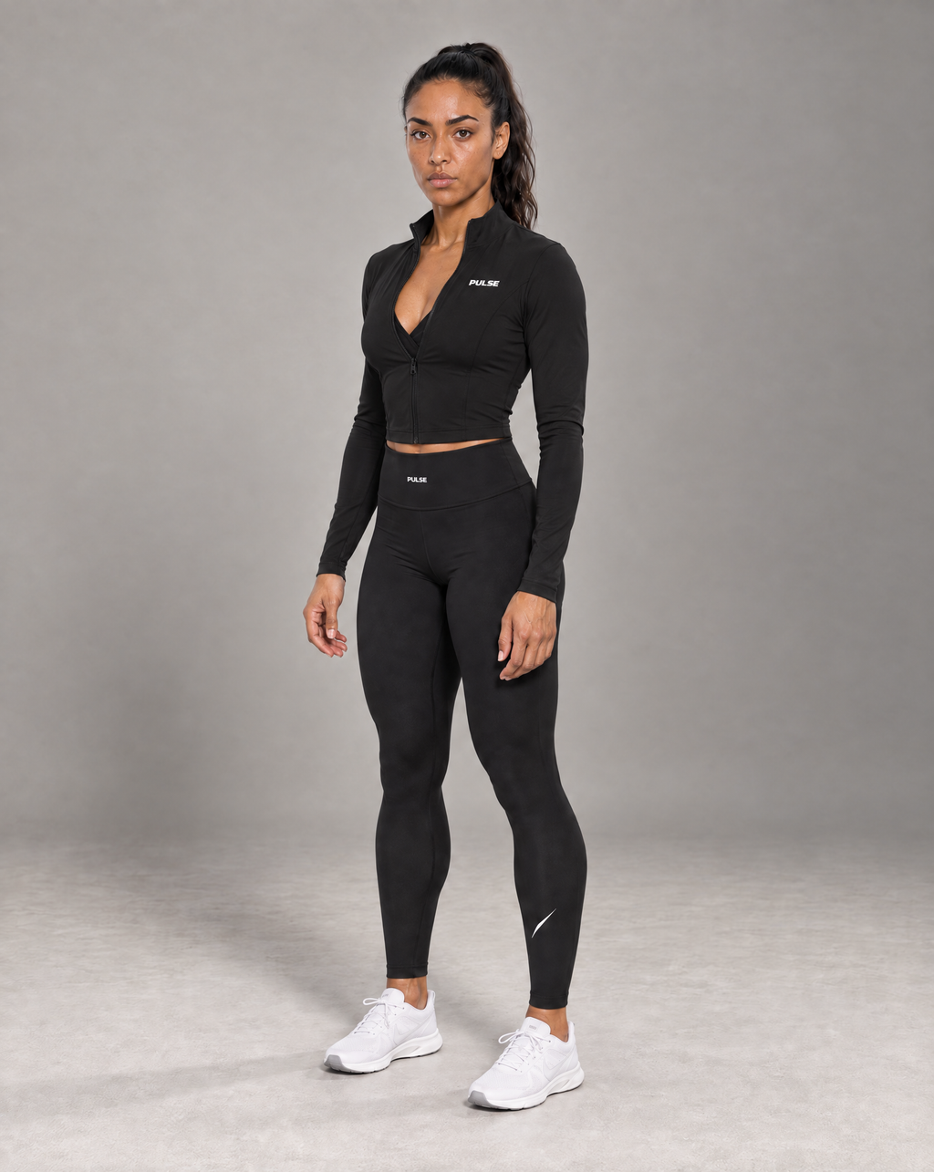 PULSE™ by Golden Vein High-Waist Leggings in Schwarz – Produktansicht 3