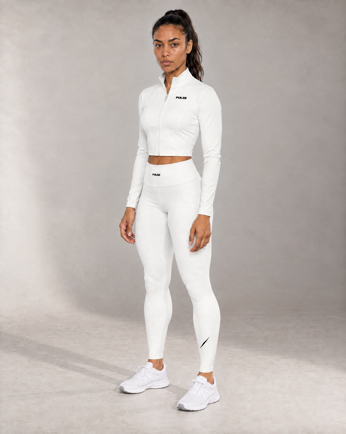 PULSE™ by Golden Vein High-Waist Leggings in Weiß – Produktansicht 3