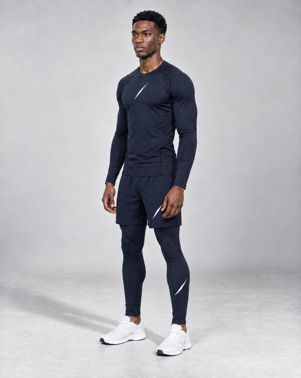 PULSE™ by Golden Vein Kompressionsleggings in Navy – Produktansicht 4