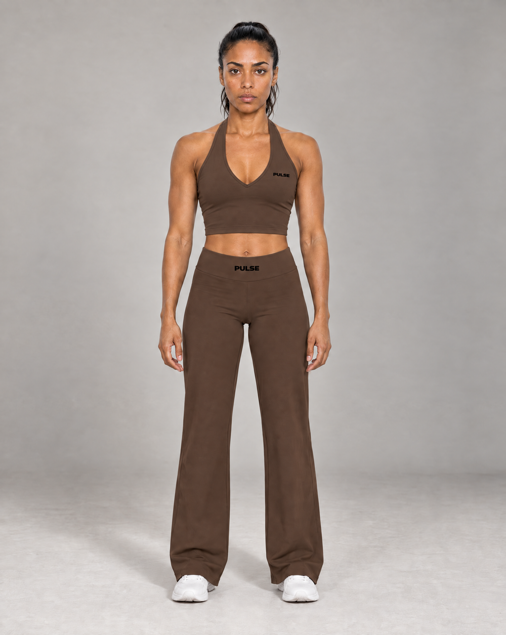 PULSE™ by Golden Vein Form Halter-Top in Braun – Produktansicht 5