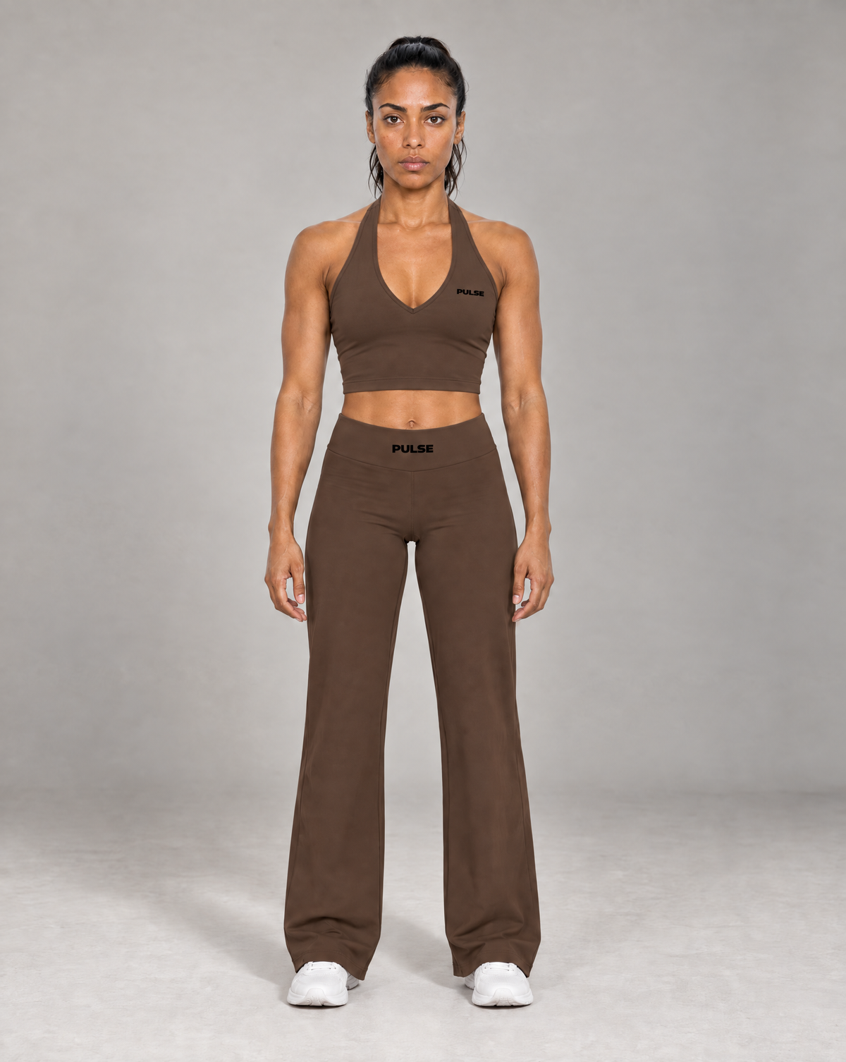 PULSE™ by Golden Vein Form Halter-Top in Braun – Produktansicht 5