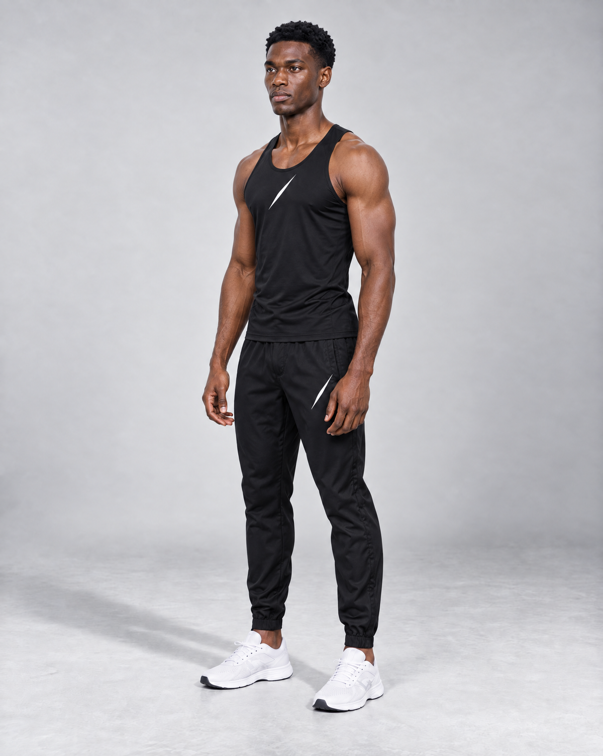 PULSE™ by Golden Vein Training Tank in Schwarz – Produktansicht 3