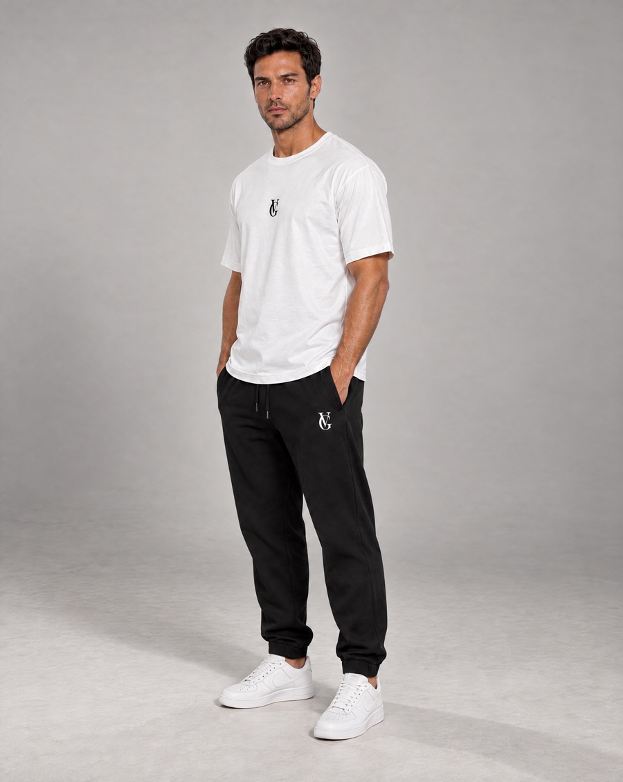 Golden Vein Herren-Heavyweight-Jogginghose in Schwarz – Produktansicht 4