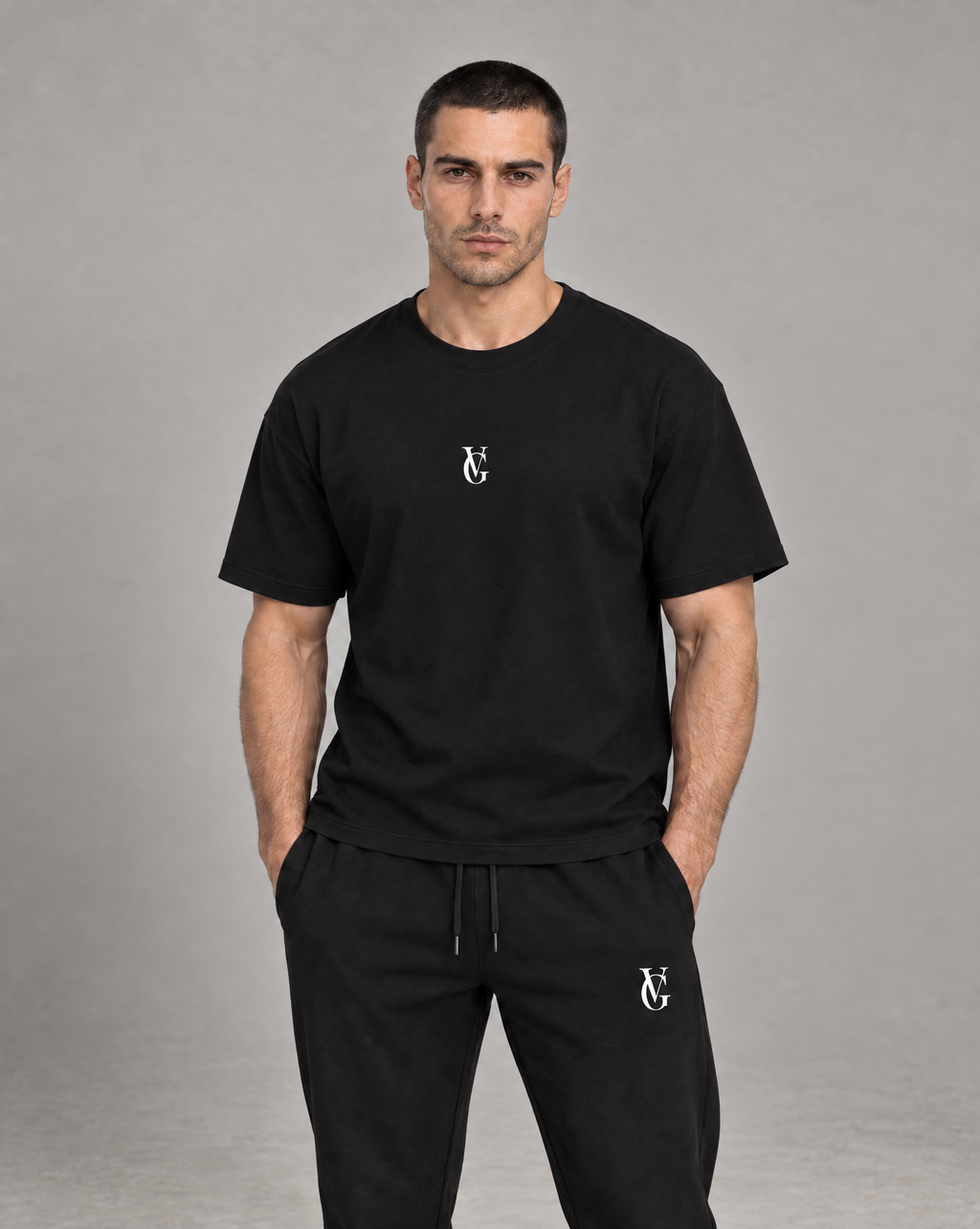 Golden Vein T-Shirt in Schwarz – Produktansicht 2