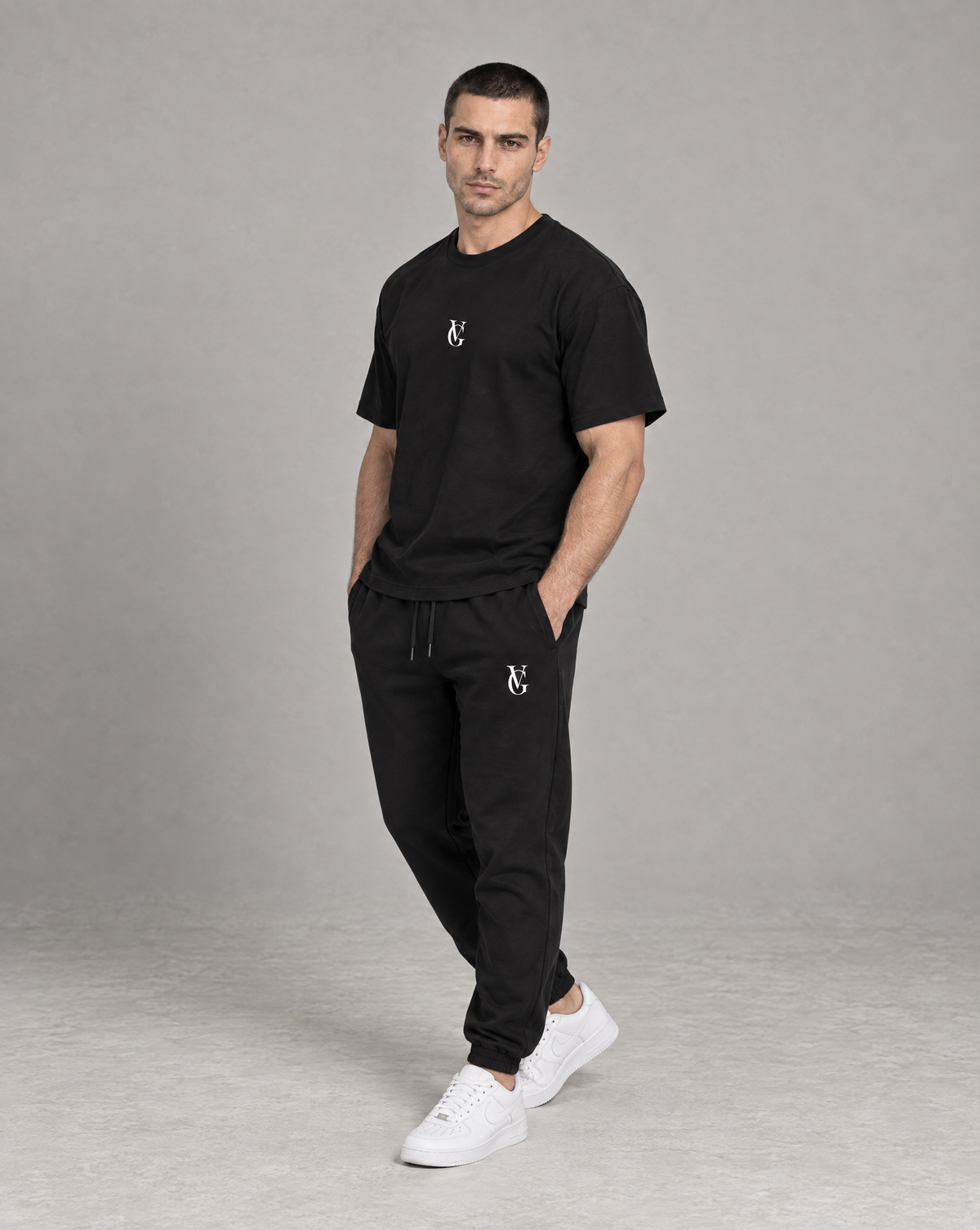 Golden Vein T-Shirt in Schwarz – Produktansicht 3