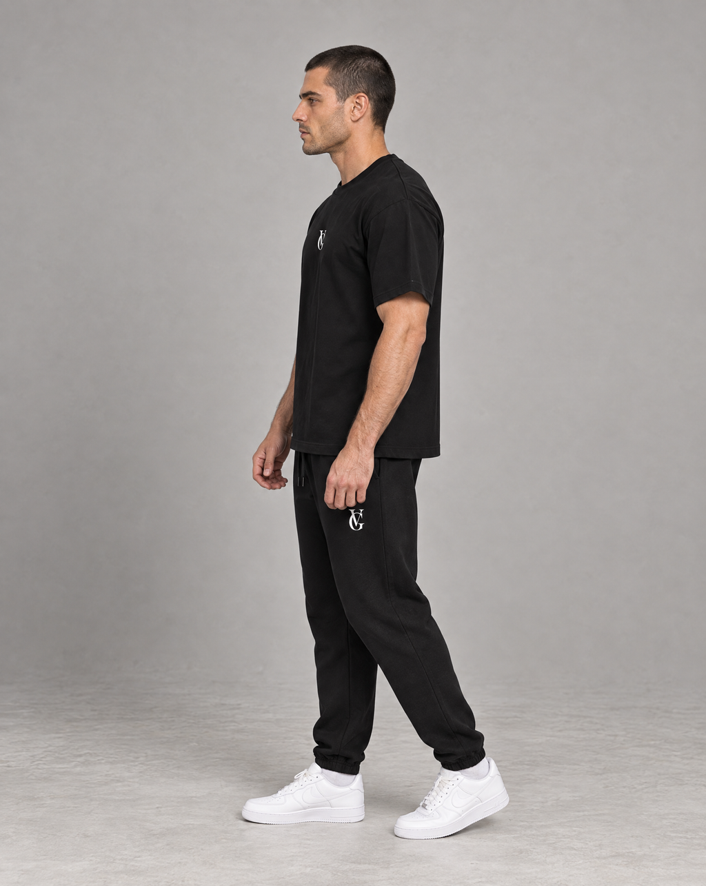 Golden Vein T-Shirt in Schwarz – Produktansicht 4