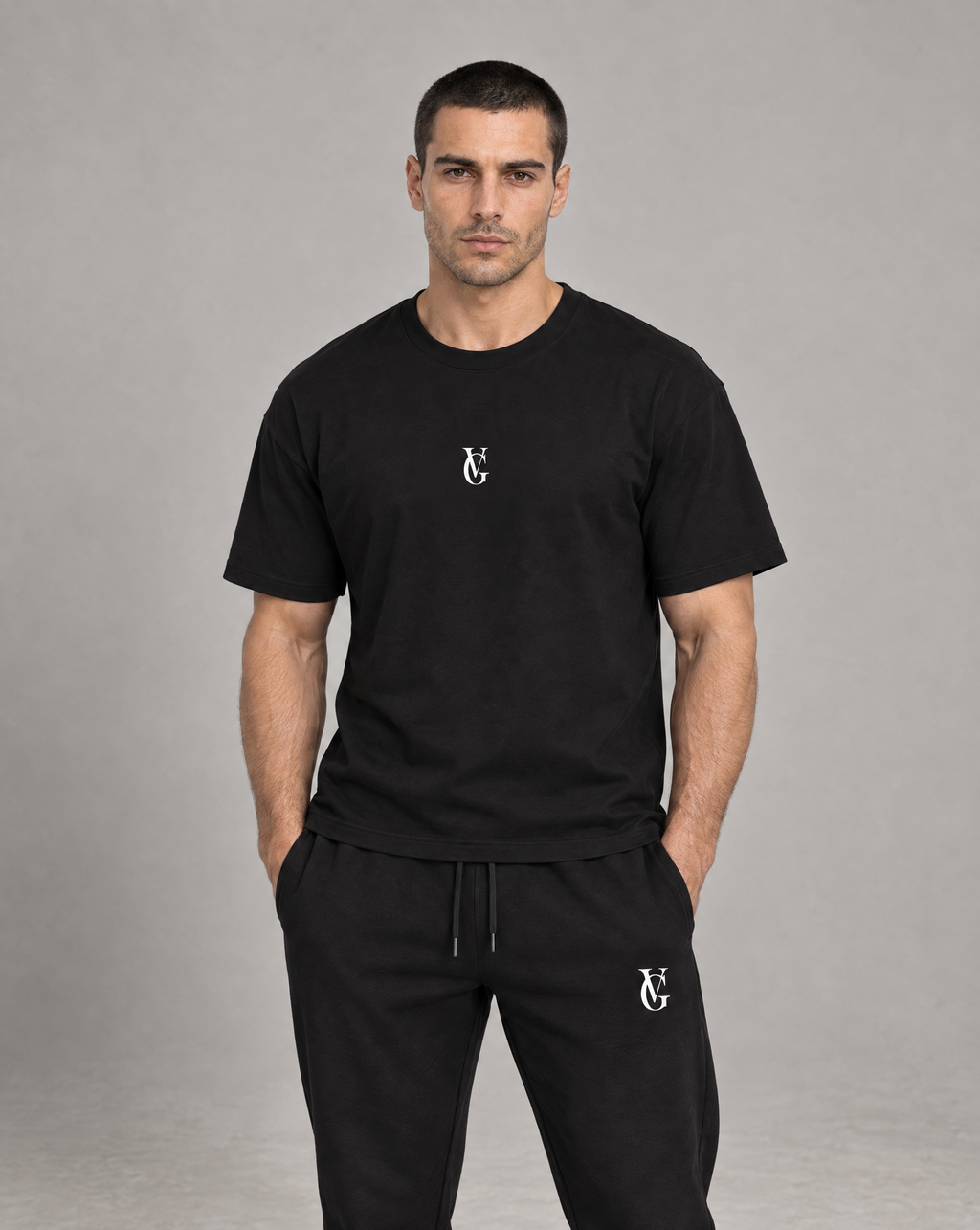 Golden Vein T-Shirt in Schwarz – Produktansicht 2