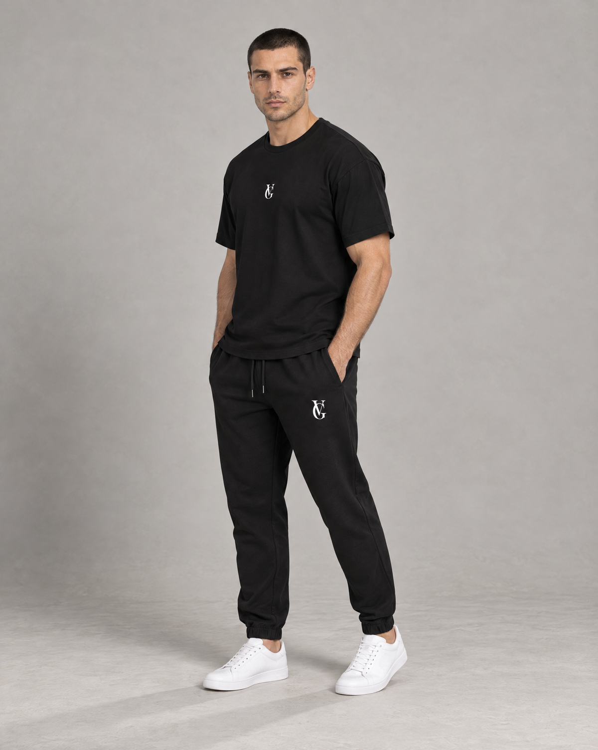 Golden Vein T-Shirt in Schwarz – Produktansicht 3