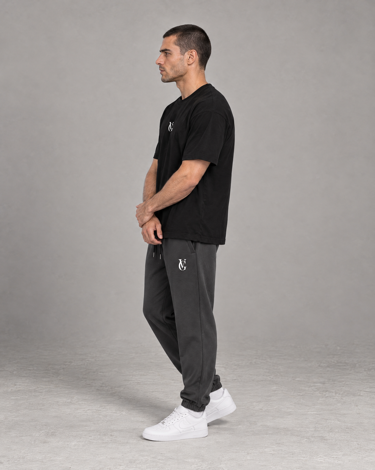 Golden Vein T-Shirt in Schwarz – Produktansicht 3