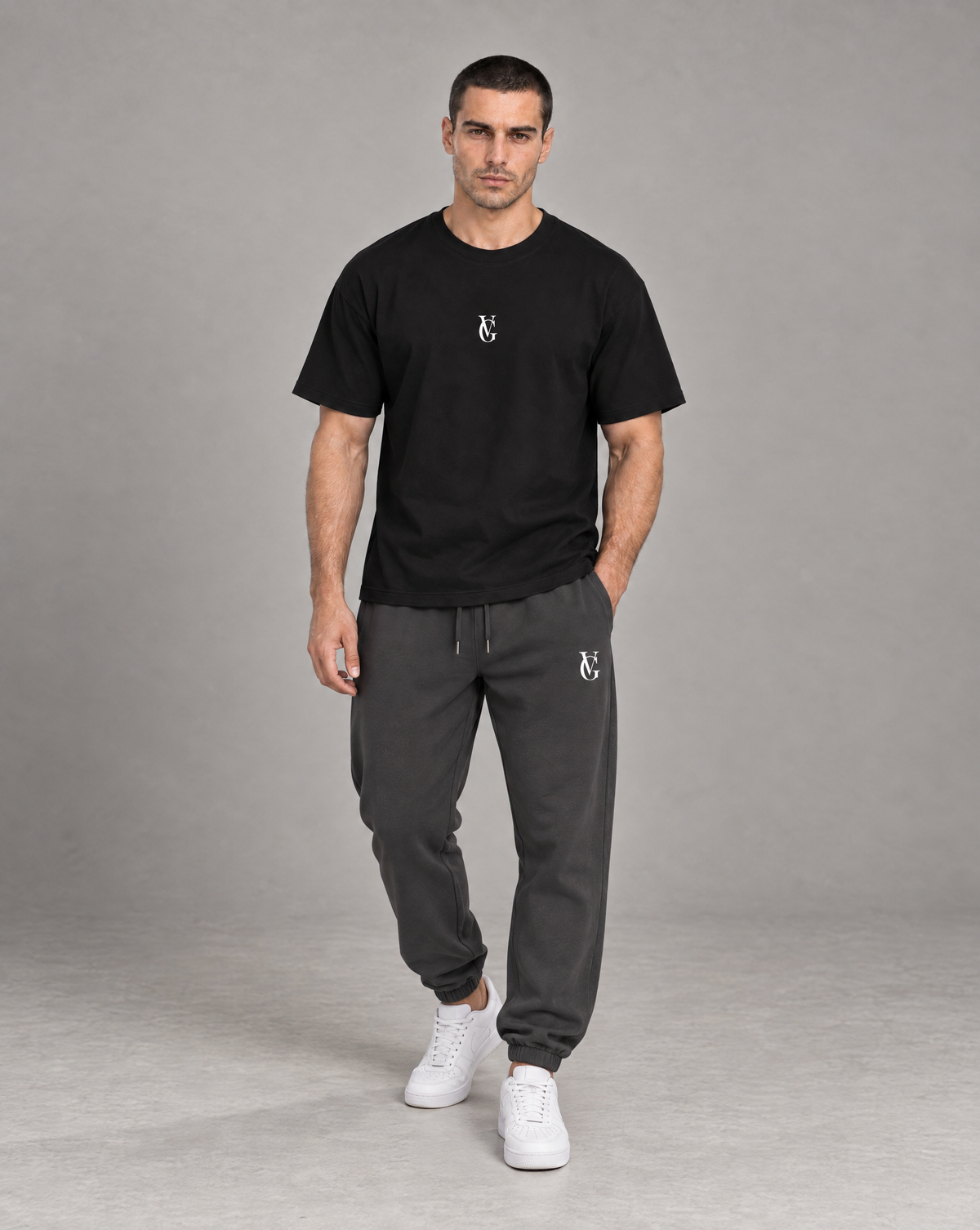 Golden Vein T-Shirt in Schwarz – Produktansicht 2