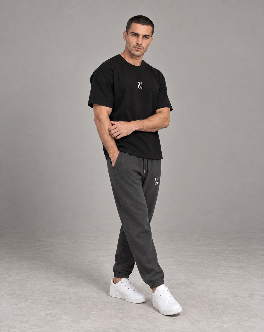 Golden Vein T-Shirt in Schwarz – Produktansicht 4