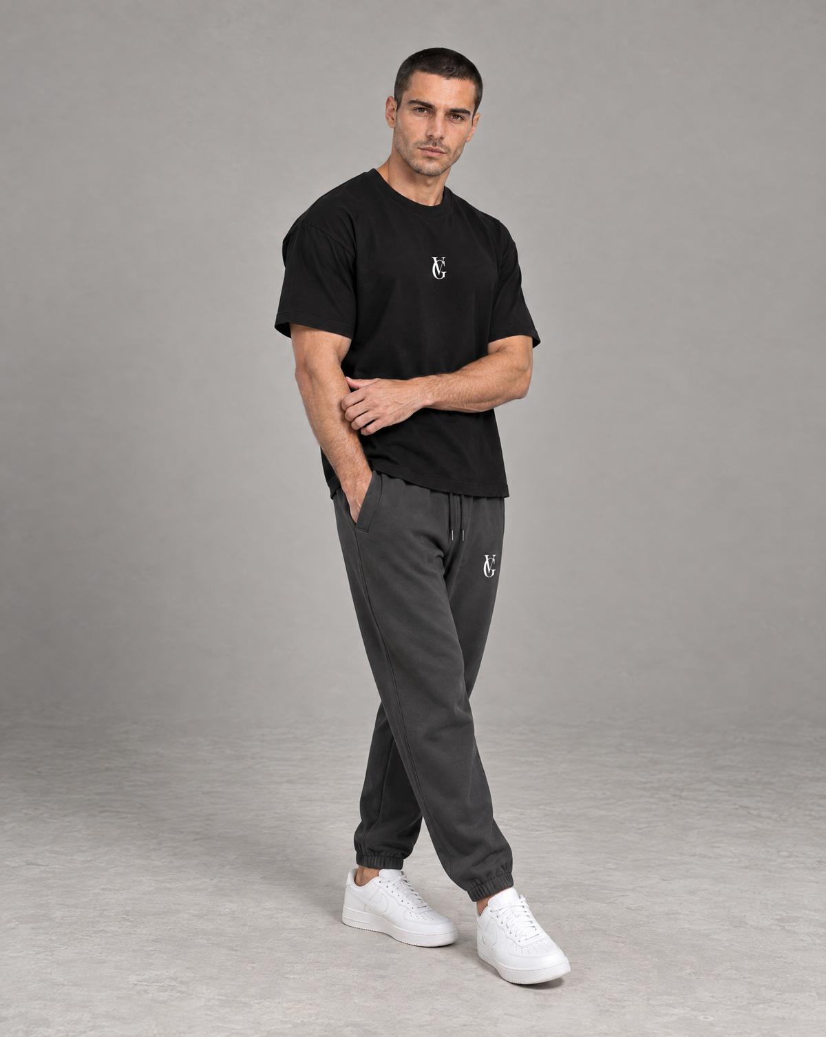 Golden Vein T-Shirt in Schwarz – Produktansicht 4