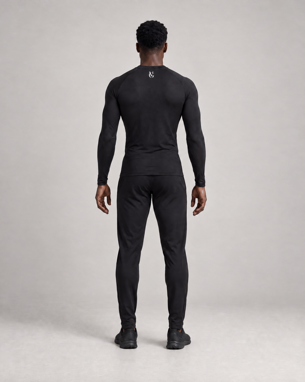 PULSE™ by Golden Vein Herren-Kompressions-Longsleeve in Schwarz – Produktansicht 3