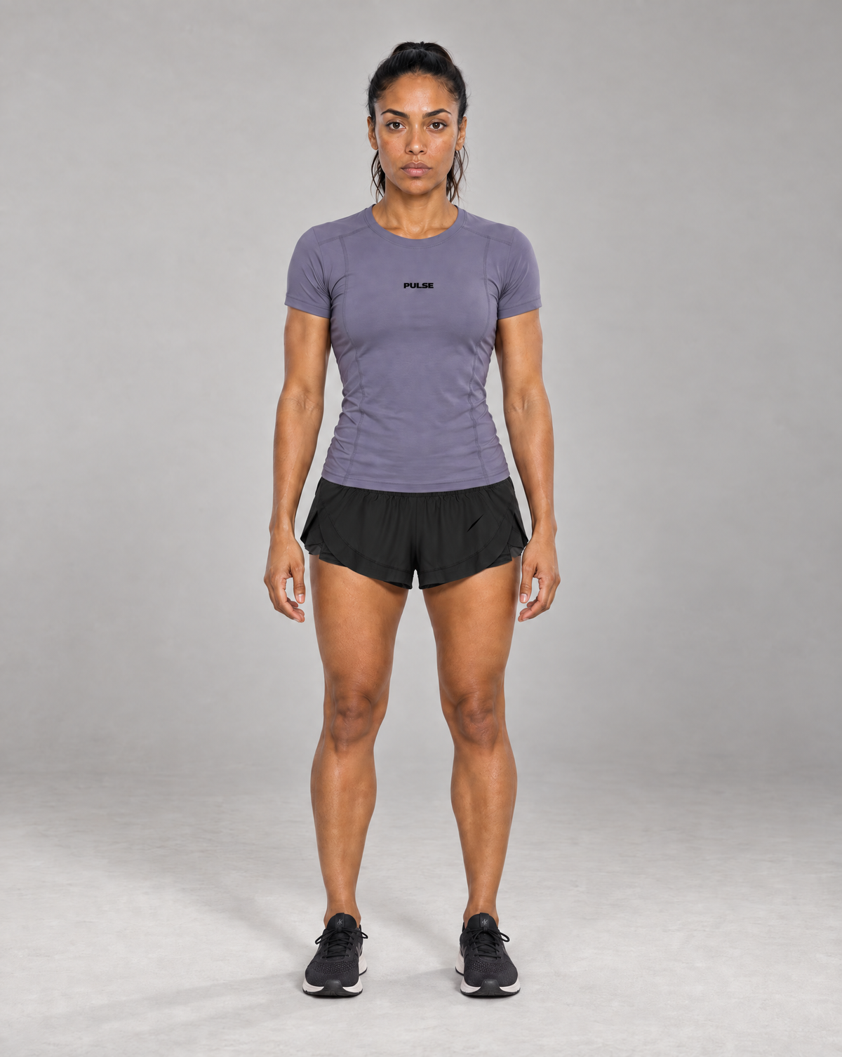 PULSE™ by Golden Vein Contour-Trainingsshirt in Misty Purple – Produktansicht 3