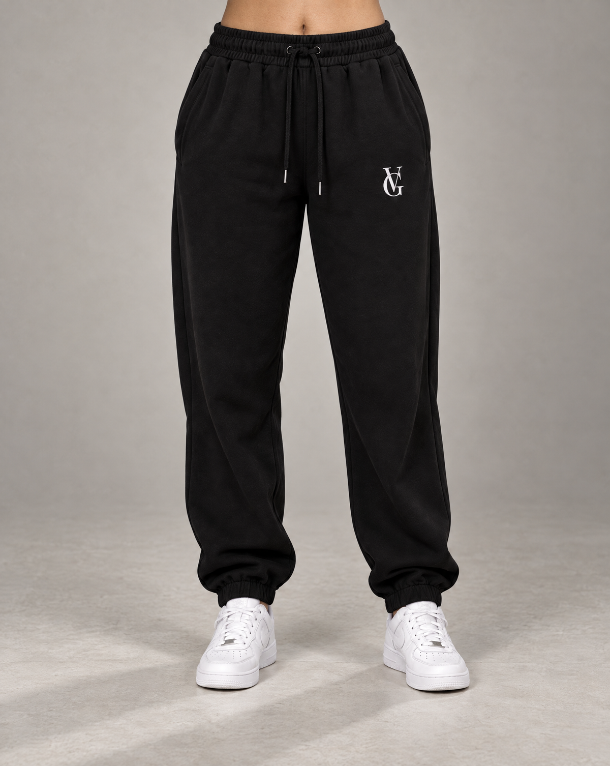 Golden Vein Damen-Heavyweight-Jogginghose in Schwarz – Produktansicht 1