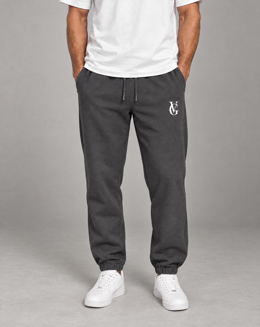 Golden Vein Herren-Heavyweight-Jogginghose in Dunkelgrau – Produktansicht 1