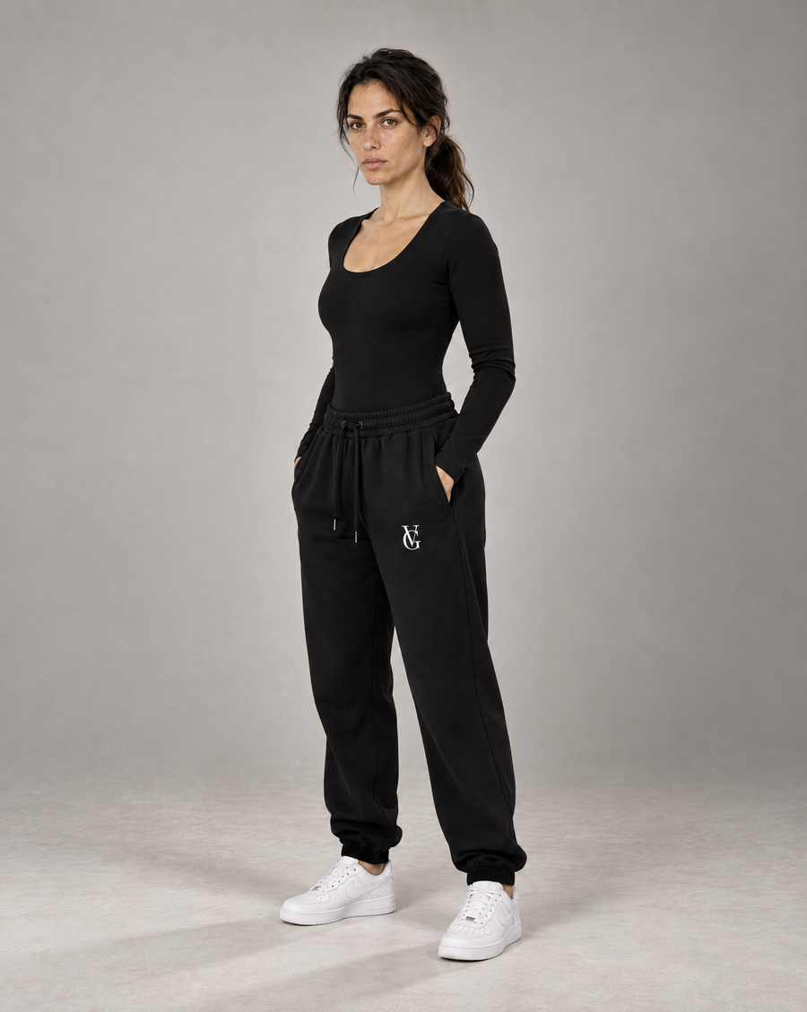 Golden Vein Damen-Heavyweight-Jogginghose in Schwarz – Produktansicht 5