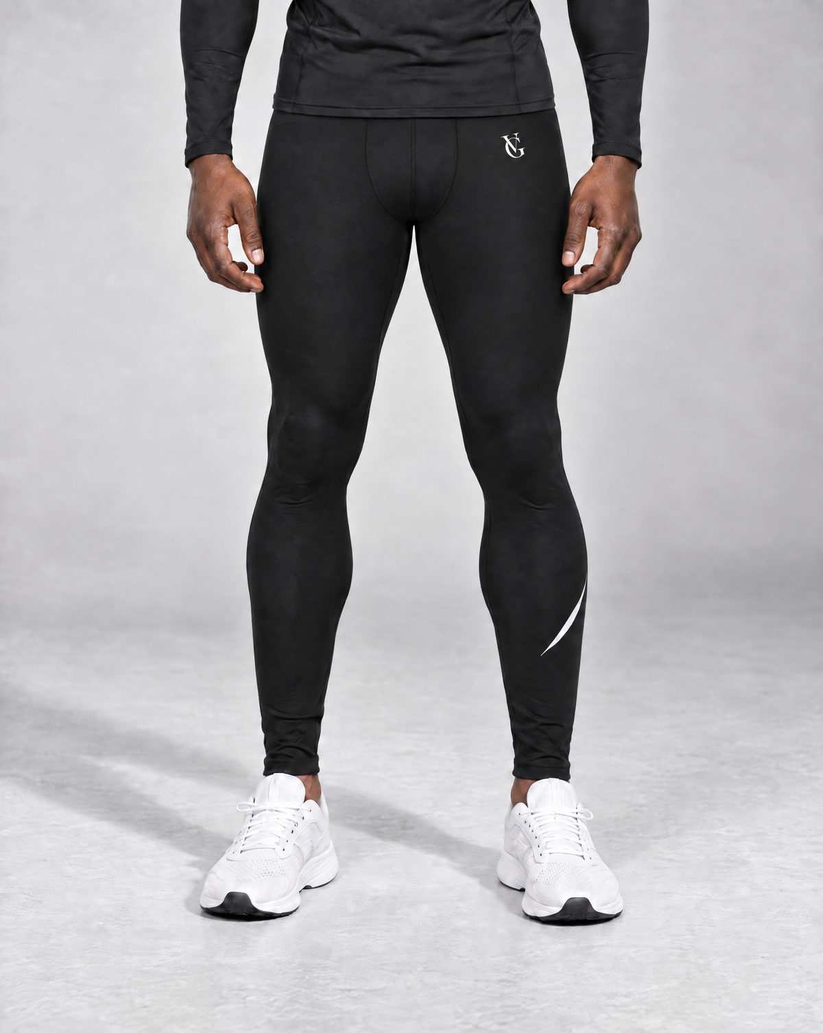 PULSE™ by Golden Vein Kompressionsleggings in Schwarz – Produktansicht 1