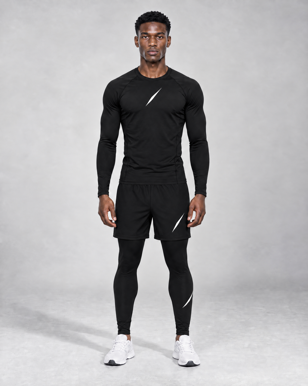 PULSE™ by Golden Vein Kompressionsleggings in Schwarz – Produktansicht 6