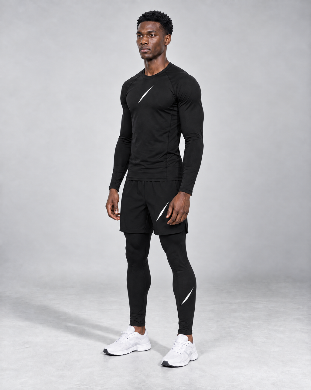 PULSE™ by Golden Vein Kompressionsleggings in Schwarz – Produktansicht 5