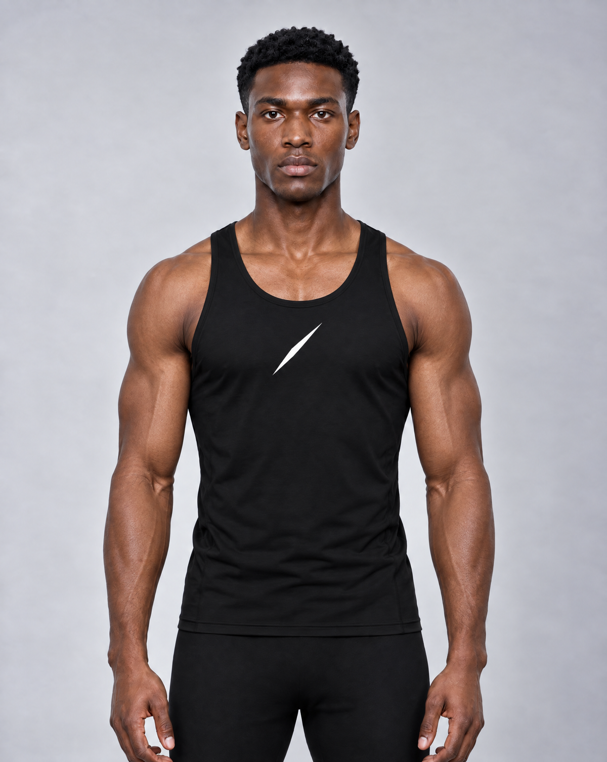 PULSE™ by Golden Vein Training Tank in Schwarz – Produktansicht 1