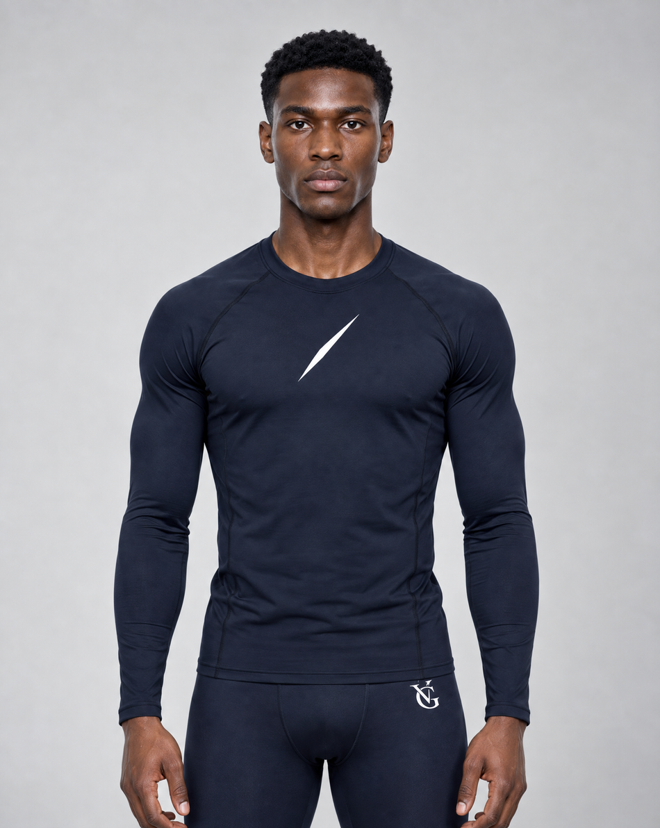 PULSE™ by Golden Vein Compression Long Sleeve – Herren-Kompressions-Longsleeve · Herren · Navy