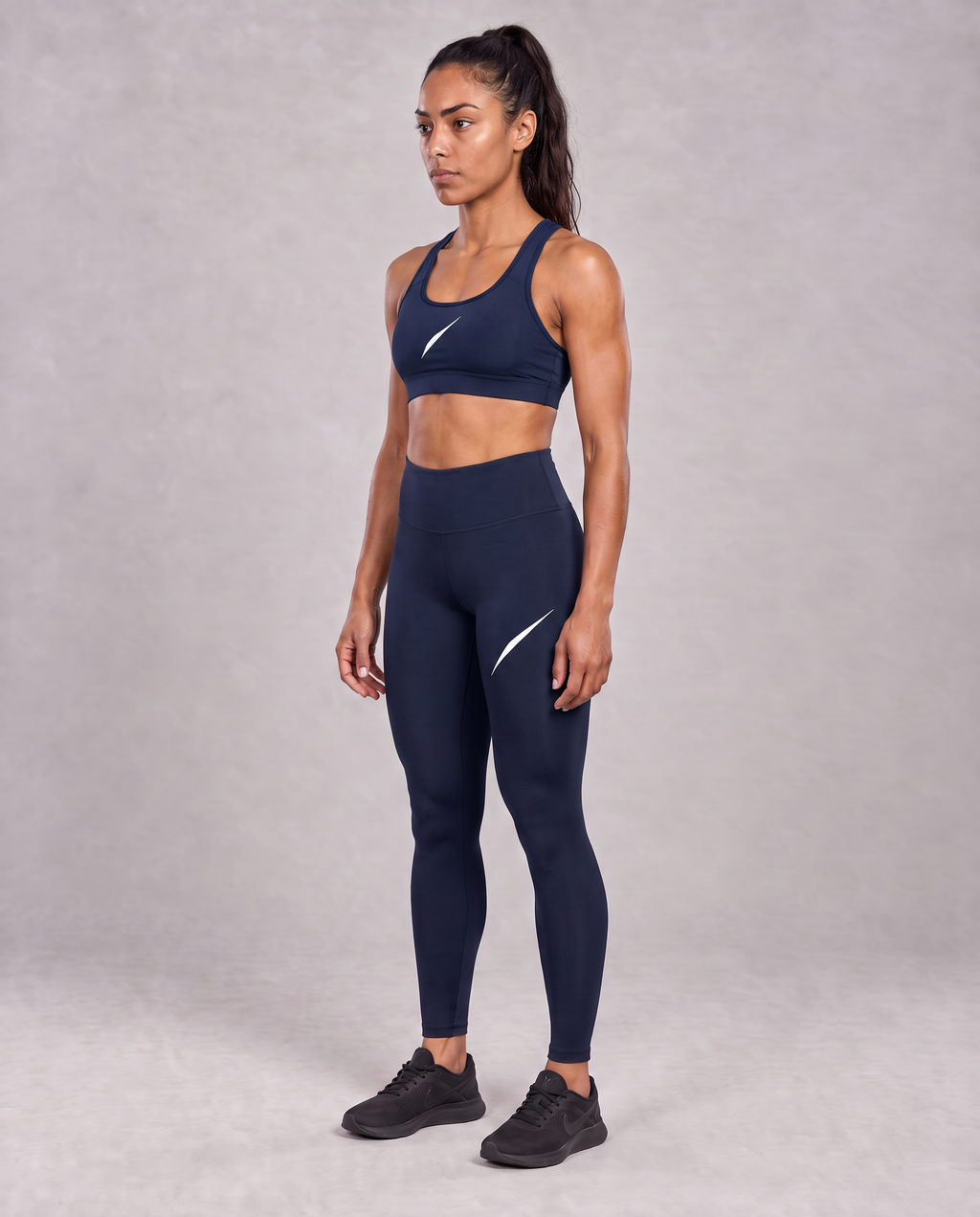 PULSE™ by Golden Vein Kompressionsleggings High-Waist in Navy – Produktansicht 3