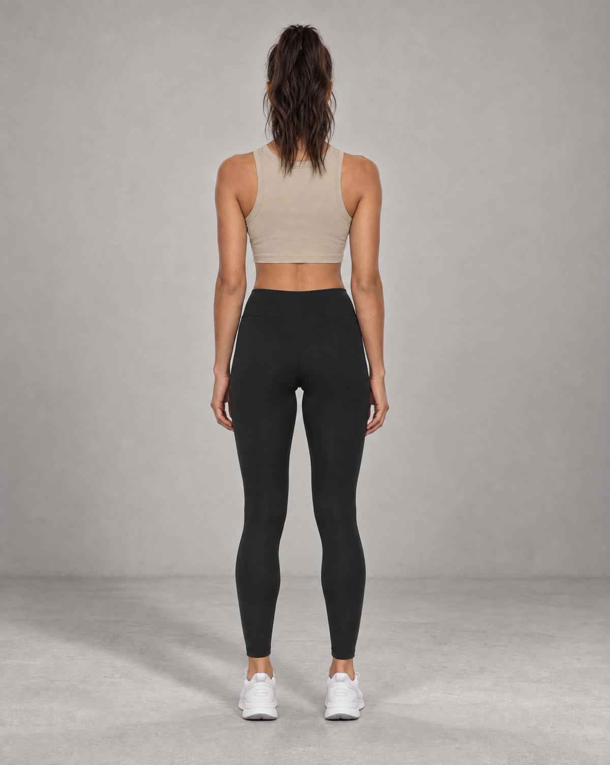 Golden Vein Kurzes Tanktop in Khaki – Produktansicht 6