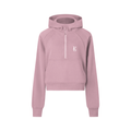 Golden Vein Kurzer Half-Zip Hoodie in Pink – Produktansicht 7