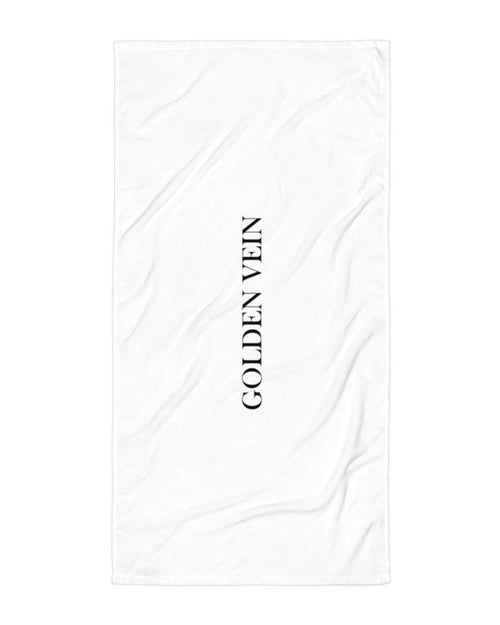 Golden Vein Badetuch in Weiß – Produktbild 2