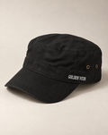 Golden Vein Military Cap in Schwarz – Produktbild 1