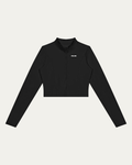 PULSE™ by Golden Vein Kurze Trainingsjacke in Schwarz – Produktdarstellung