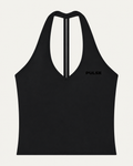 PULSE™ by Golden Vein Halter-Tanktop in Schwarz – Produktdarstellung