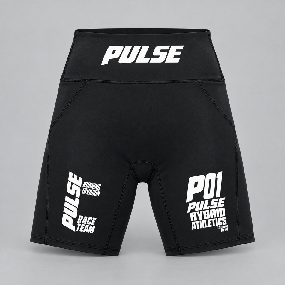PULSE High-Waist Running Shorts – High-Waist Running Shorts · Women · Black