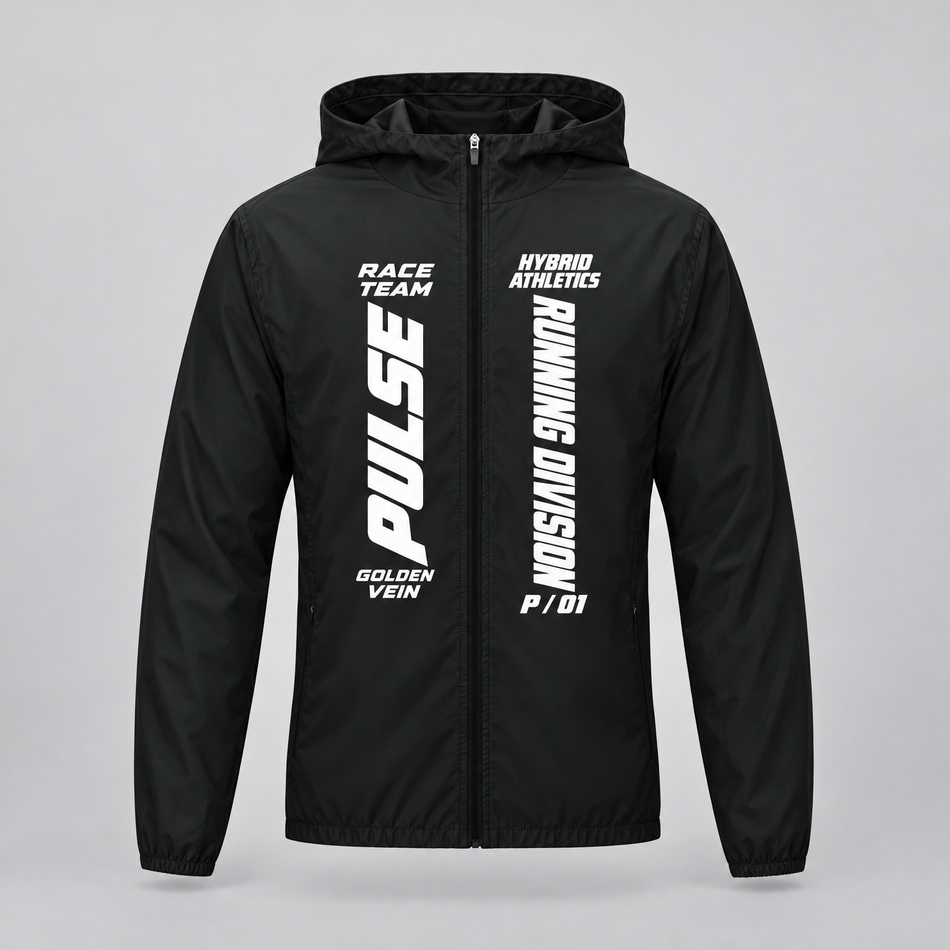 PULSE Hooded Running Jacket – Hooded Running Jacket · Men · Black