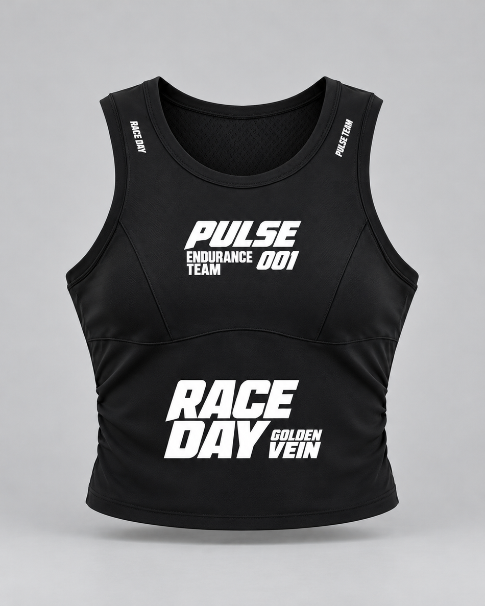 PULSE Panelled Running Tank – Panelled Running Tank · Women · Black