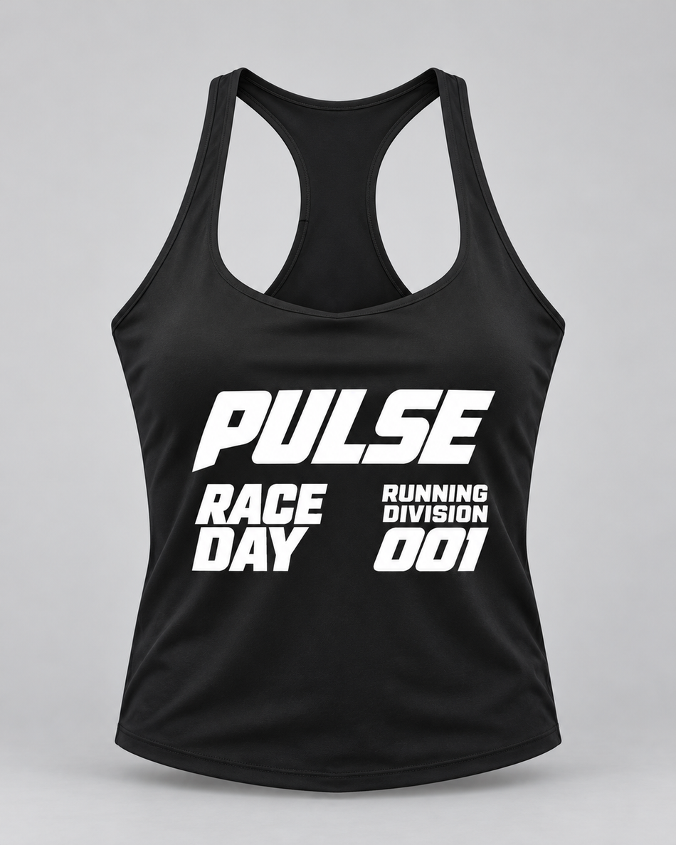 PULSE Racerback Running Tank – Racerback Running Tank · Women · Black