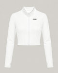PULSE™ by Golden Vein Kurze Trainingsjacke in Weiß – Produktbild 1