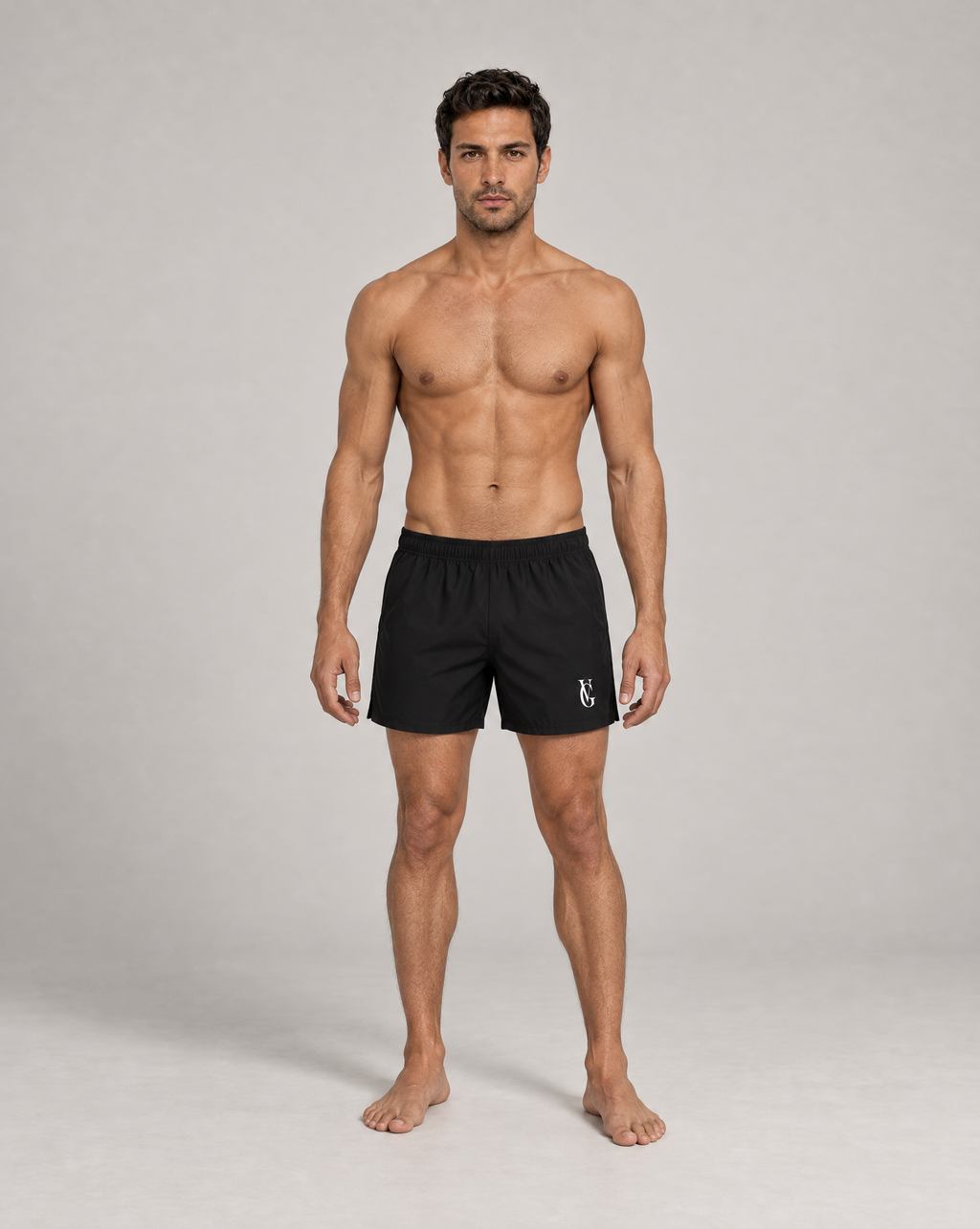 Golden Vein Badeshorts in Schwarz – Produktbild 2
