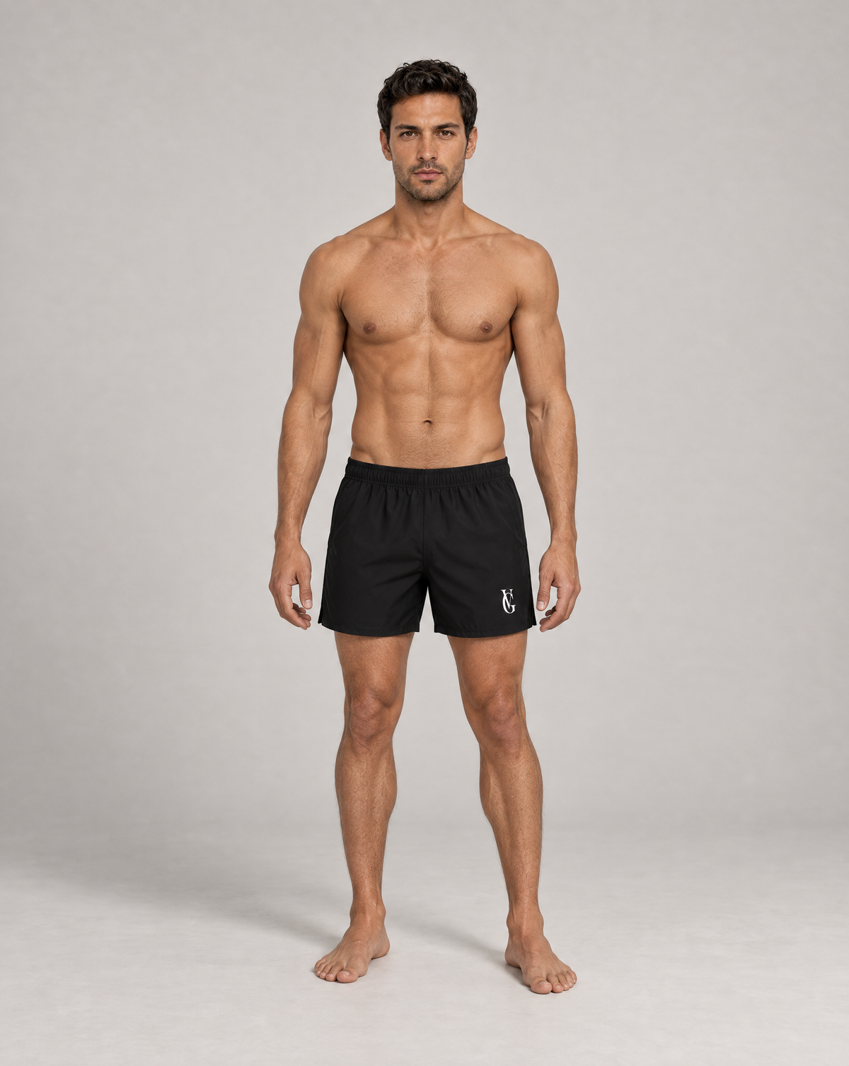 Golden Vein Badeshorts in Schwarz – Produktbild 2