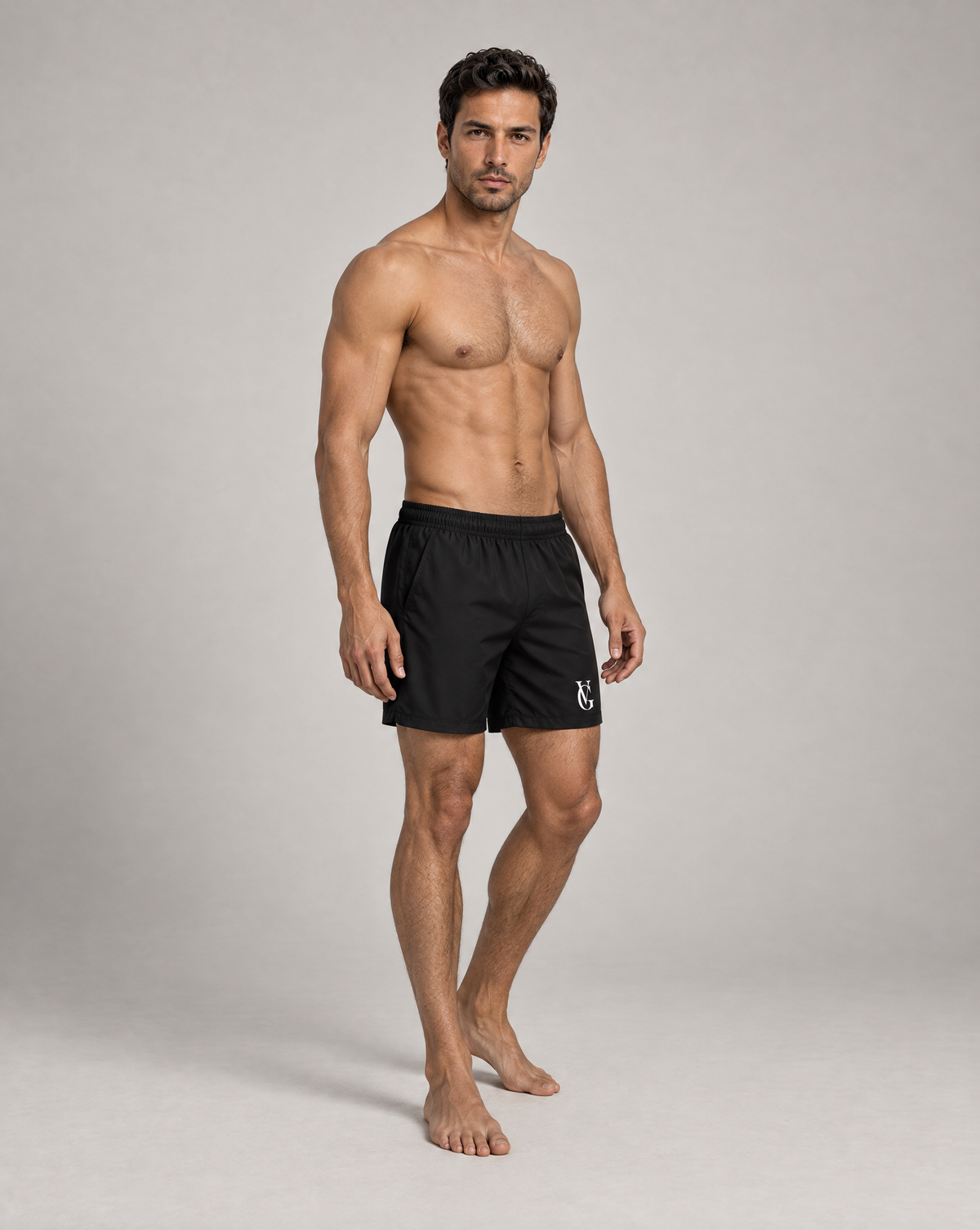 Golden Vein Badeshorts in Schwarz – Produktbild 3