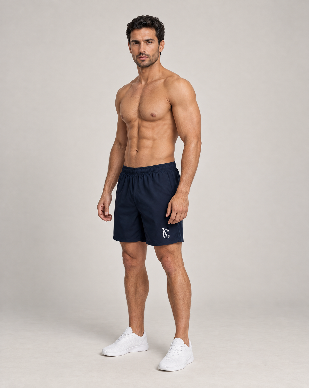 Golden Vein Badeshorts in Navy – Produktbild 3