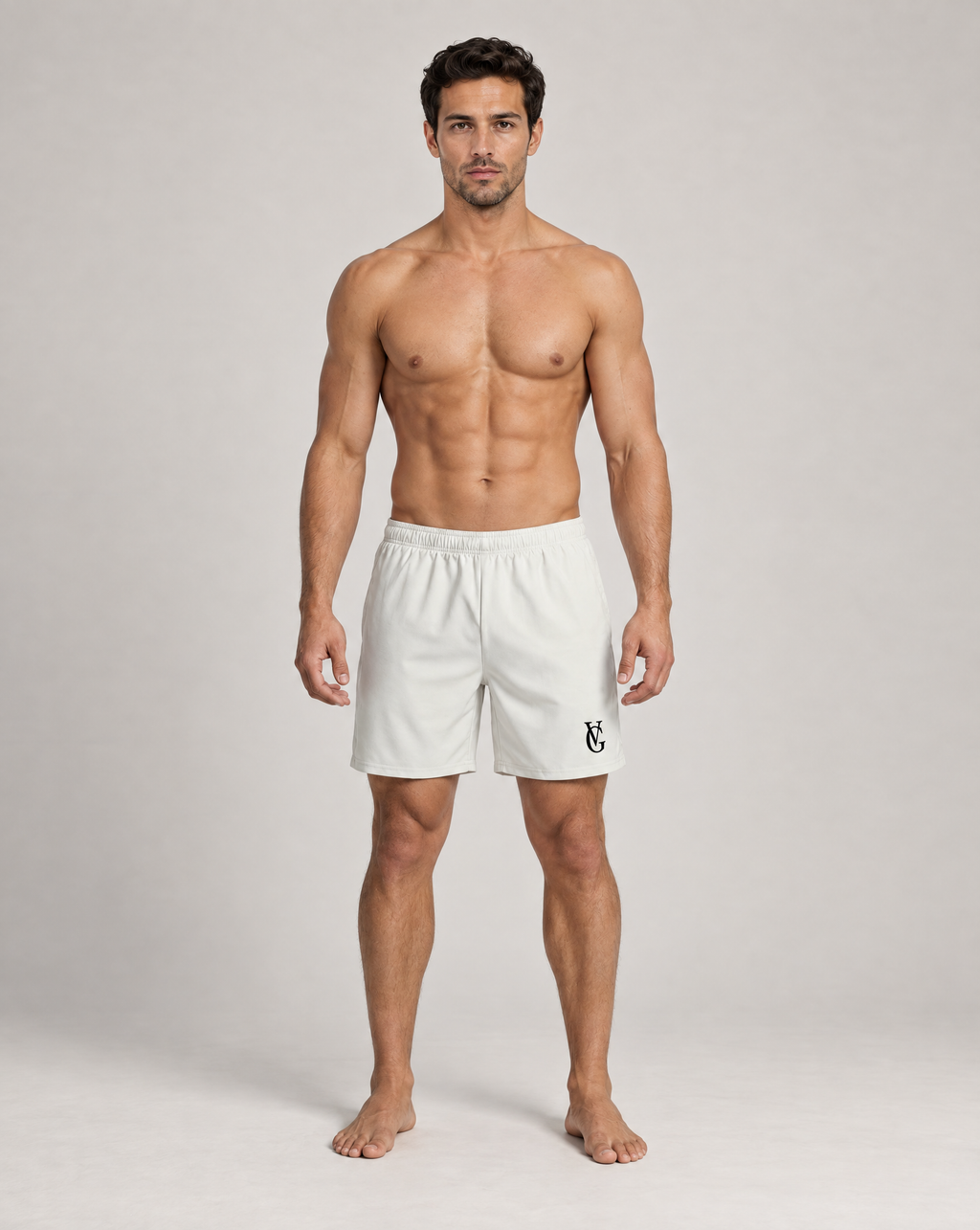 Golden Vein Badeshorts in Off-White – Produktbild 2