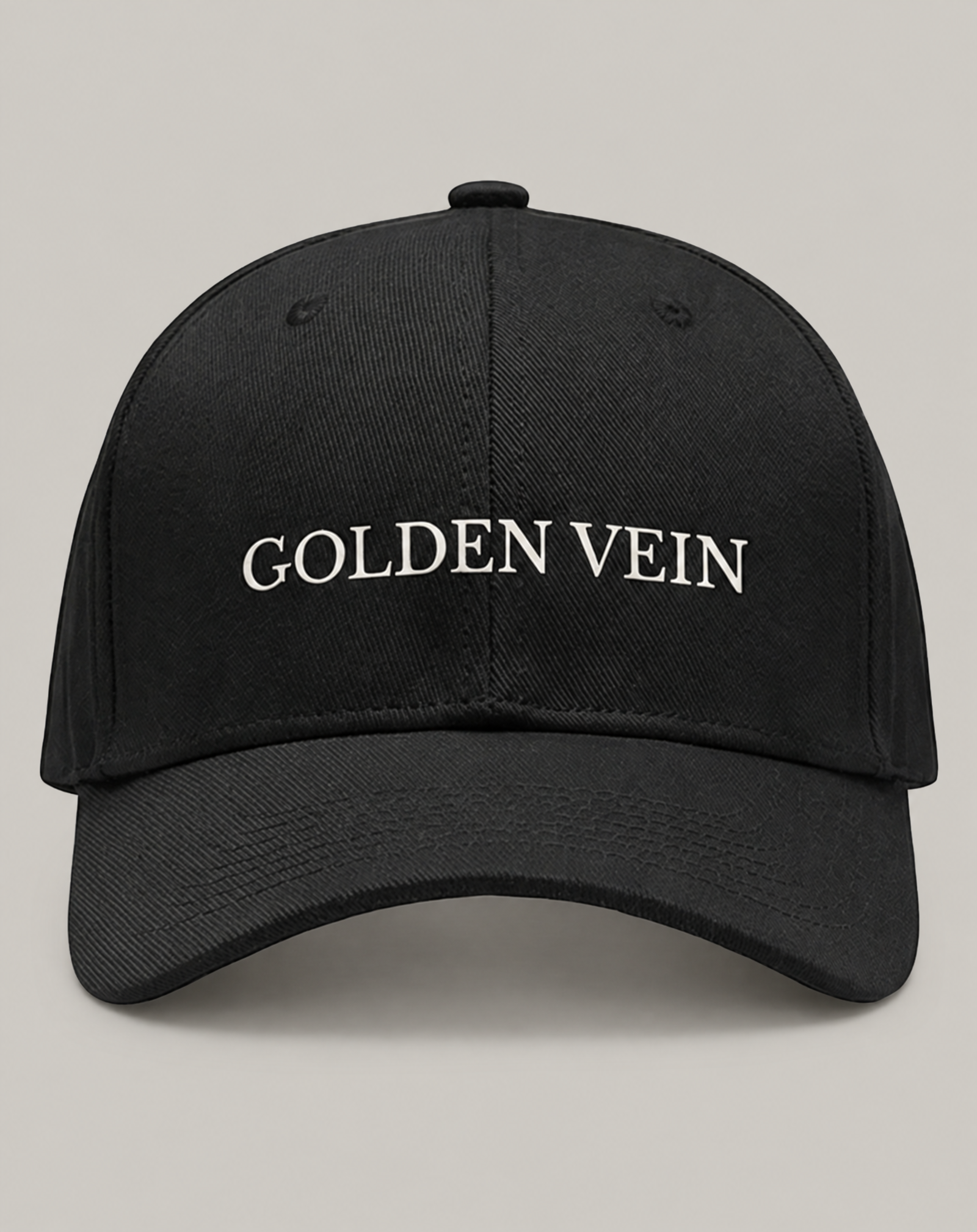 Golden Vein Cap – Cap · Unisex · Black