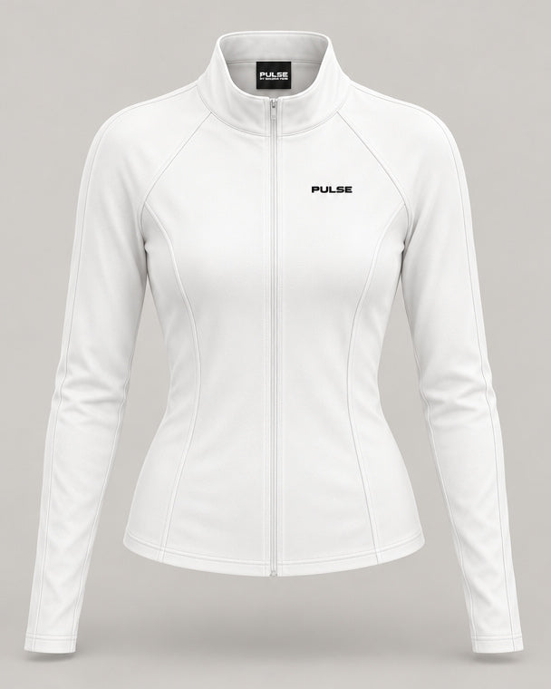PULSE™ by Golden Vein Spectre Quarter-Zip – Quarter-Zip Longsleeve · Women · Weiß